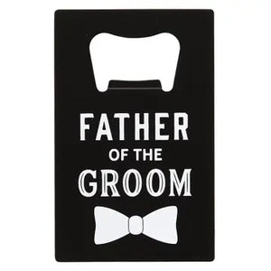 SBD MAN CARD FATHER OF THE GROOM BOTTLE OPENER