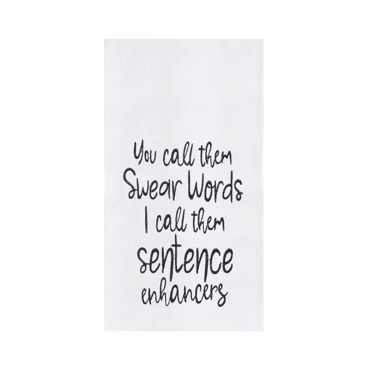 C&F YOU CALL THEM SWEAR WORDS KITCHEN TOWEL