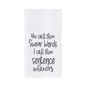C&F YOU CALL THEM SWEAR WORDS KITCHEN TOWEL
