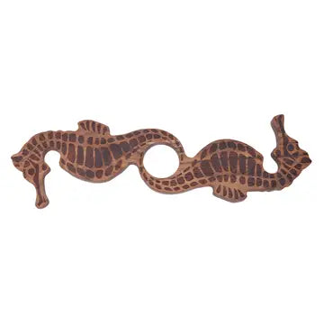 BCL SEAHORSE WINE BOTTLE GLASS HOLDER